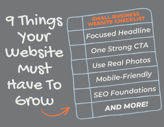 9 things that should be on every small business website checklist