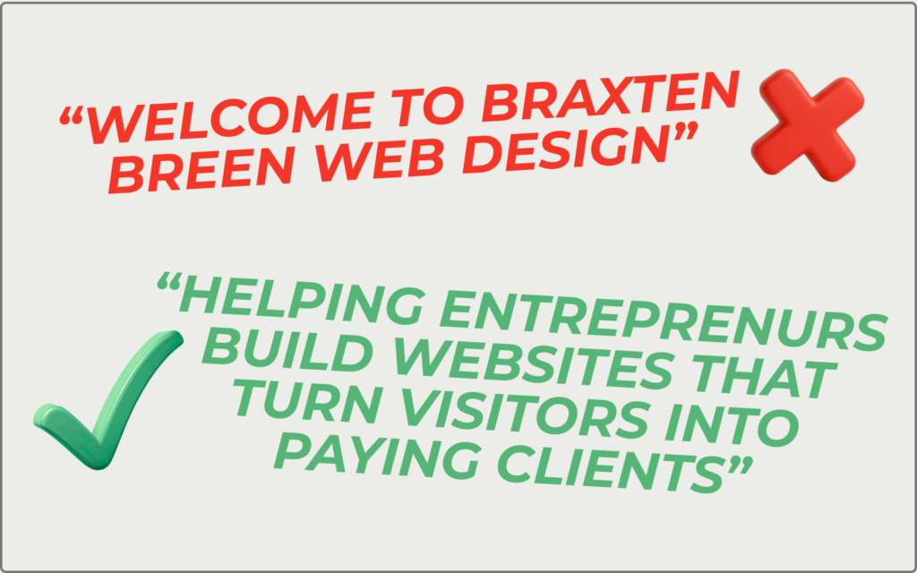 Strong vs. Poor Website Headline Examples