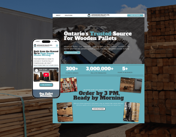 Featured image for case study on Kitchener-Waterloo manufacturing website redesign by Braxten Breen Web Design